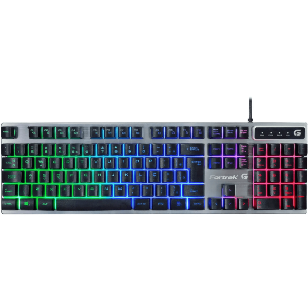 Teclado Gamer Multimídia VICKERS Preto FORTREK G