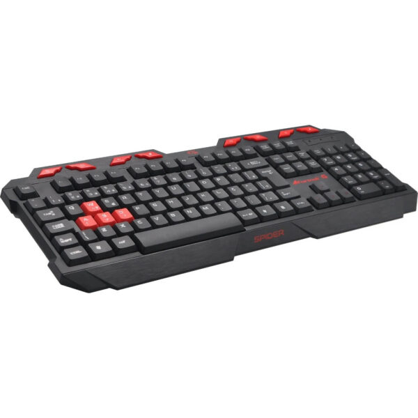 TECLADO GAMER SPIDER GK706 PRETO/VERMELHO FORTREK - Imagem 2