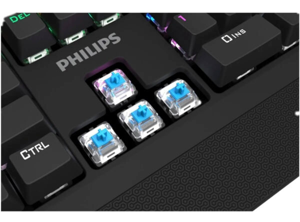 TECLADO GAMER MECÂNICO PHILIPS SWITCH - Imagem 3