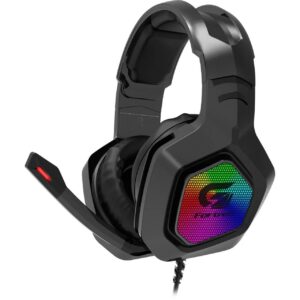 HEADSET GAMER RGB BLACK HAWK PRETO FORTREK G