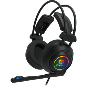 HEADSET GAMER RGB VICKERS PRETO FORTREK