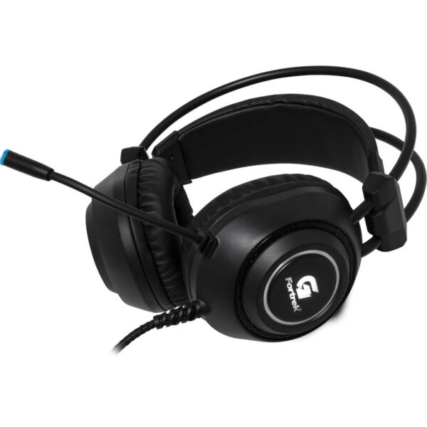 HEADSET GAMER RGB CRUSADER PRETO FORTREK - Imagem 3