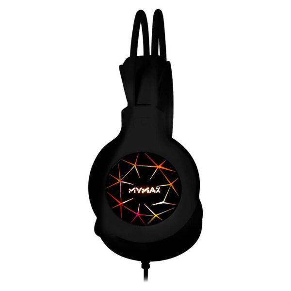 HEADSET GAMER APOLO MYMAX PRETO E VERMELHO - Imagem 2