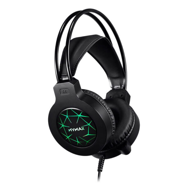 HEADSET GAMER APOLO MYMAX PRETO E VERDE