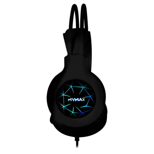 HEADSET GAMER APOLO MYMAX PRETO E VERDE - Imagem 2