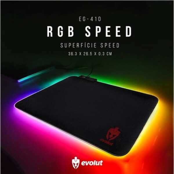 MOUSE PAD GAMER EVOLUT RGB SPEED EG-410 - Imagem 3