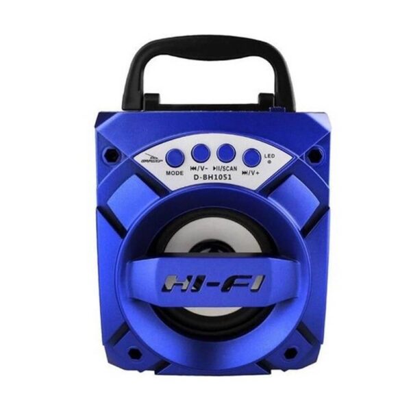 CAIXA DE SOM GRASEP D-BH1051 BLUETOOTH AZUL