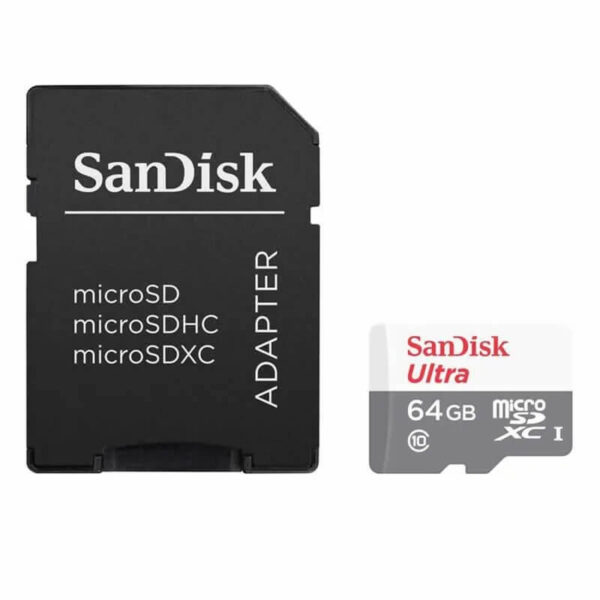 CARTÃO DE MEMÓRIA SANDISK MICRO SD 64GB CLASSE 10