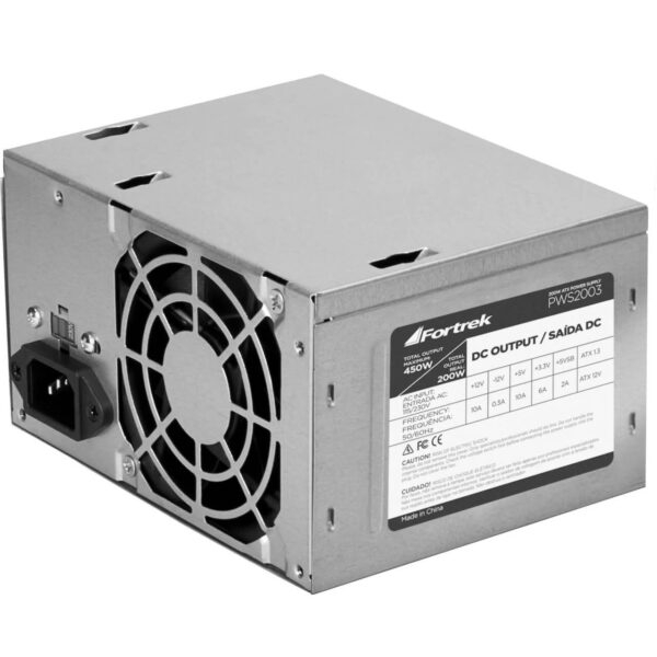 FONTE ATX 200W 20+4P PWS-2003 FORTREK