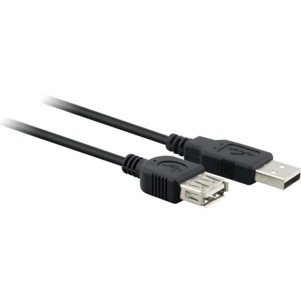CABO EXTENSOR USB 2.0 A MACHO X FEMEA1,8M USM-101 PRETO FORTREK