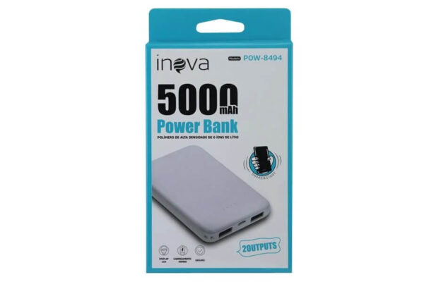 POWER BANK INOVA POW-8494 5000mAh - Imagem 3