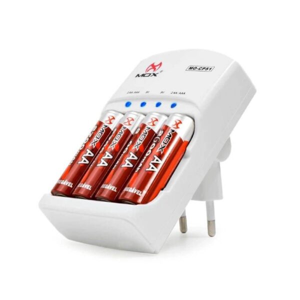 CARREGADOR DE PILHAS BI-VOLT MO-CP51 - Imagem 2