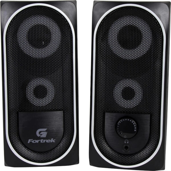 CAIXA DE SOM GAMER BLACK HAWK RGB FORTREK G - Imagem 2