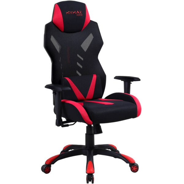 CADEIRA GAMER MX13 GIRATÓRIA PRETO/VERMELHO - Imagem 4