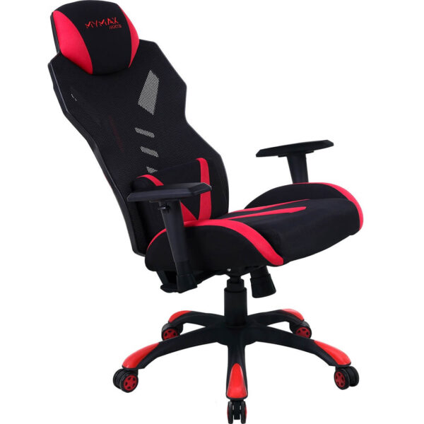 CADEIRA GAMER MX13 GIRATÓRIA PRETO/VERMELHO - Imagem 3