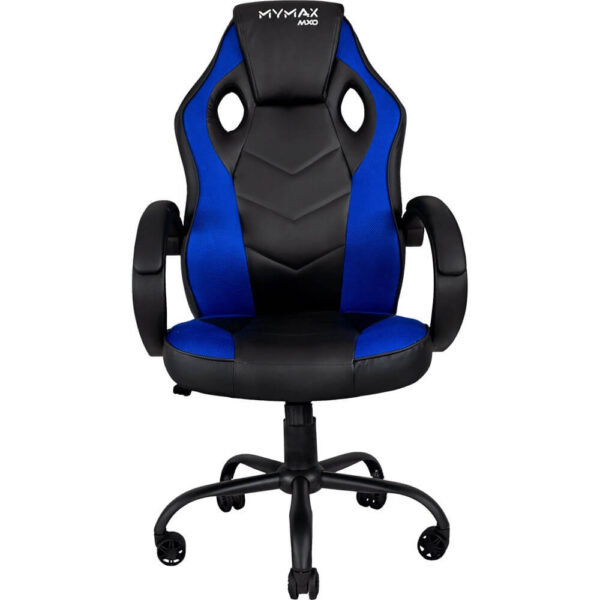 CADEIRA GAMER MX0 GIRATÓRIO PRETO/AZUL