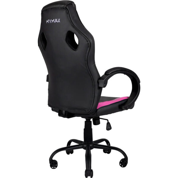 CADEIRA GAMER MX0 GIRATÓRIA PRETO/ROSA - Imagem 2