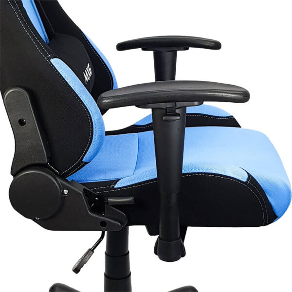 CADEIRA GAMER MX6 GIRATÓRIA AZUL/PRETO - Imagem 3