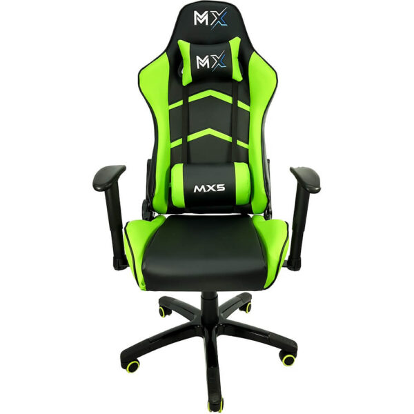 CADEIRA GAMER MX5 GIRATÓRIA PRETO/VERDE