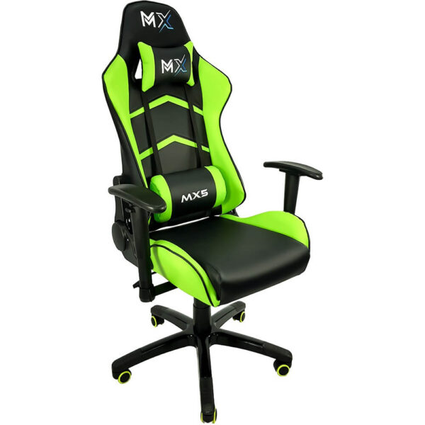 CADEIRA GAMER MX5 GIRATÓRIA PRETO/VERDE - Imagem 4